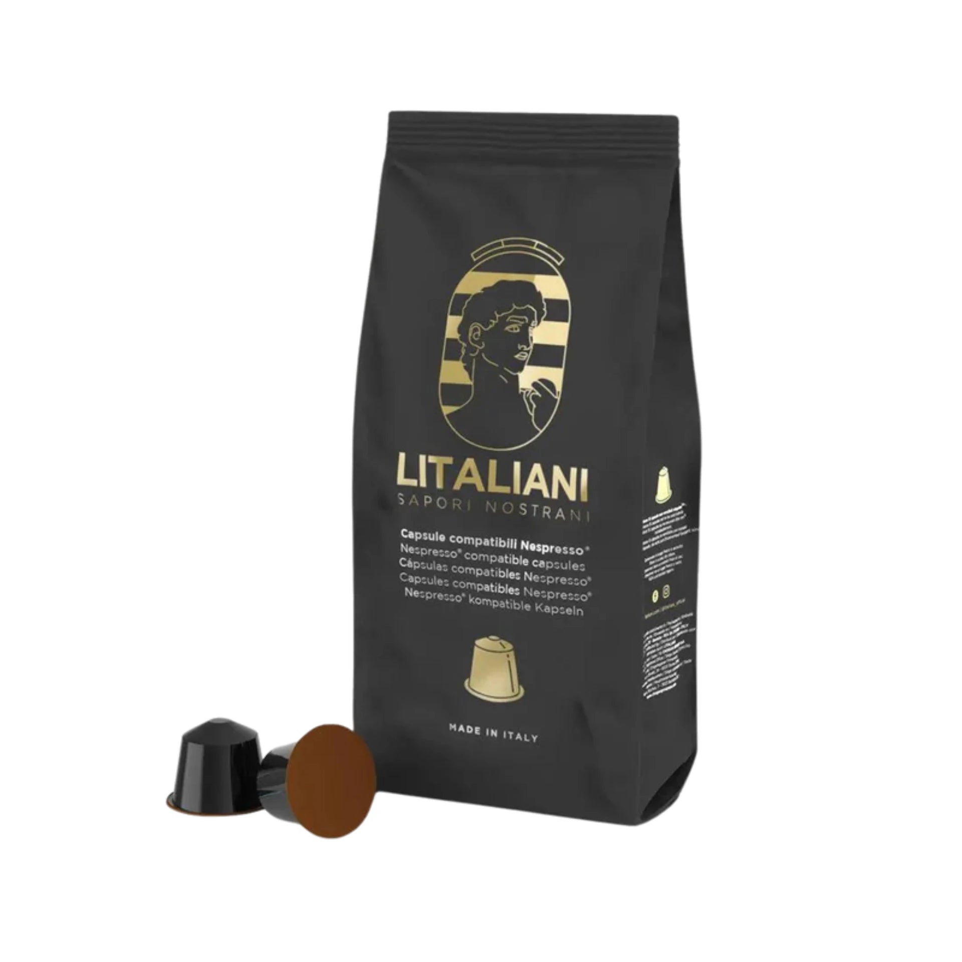 Boisson en capsules compatibles "Nespresso" - NOCCIOLINO/NOISETTES - N° LIT0044 - JosMir Beauty & Luxury