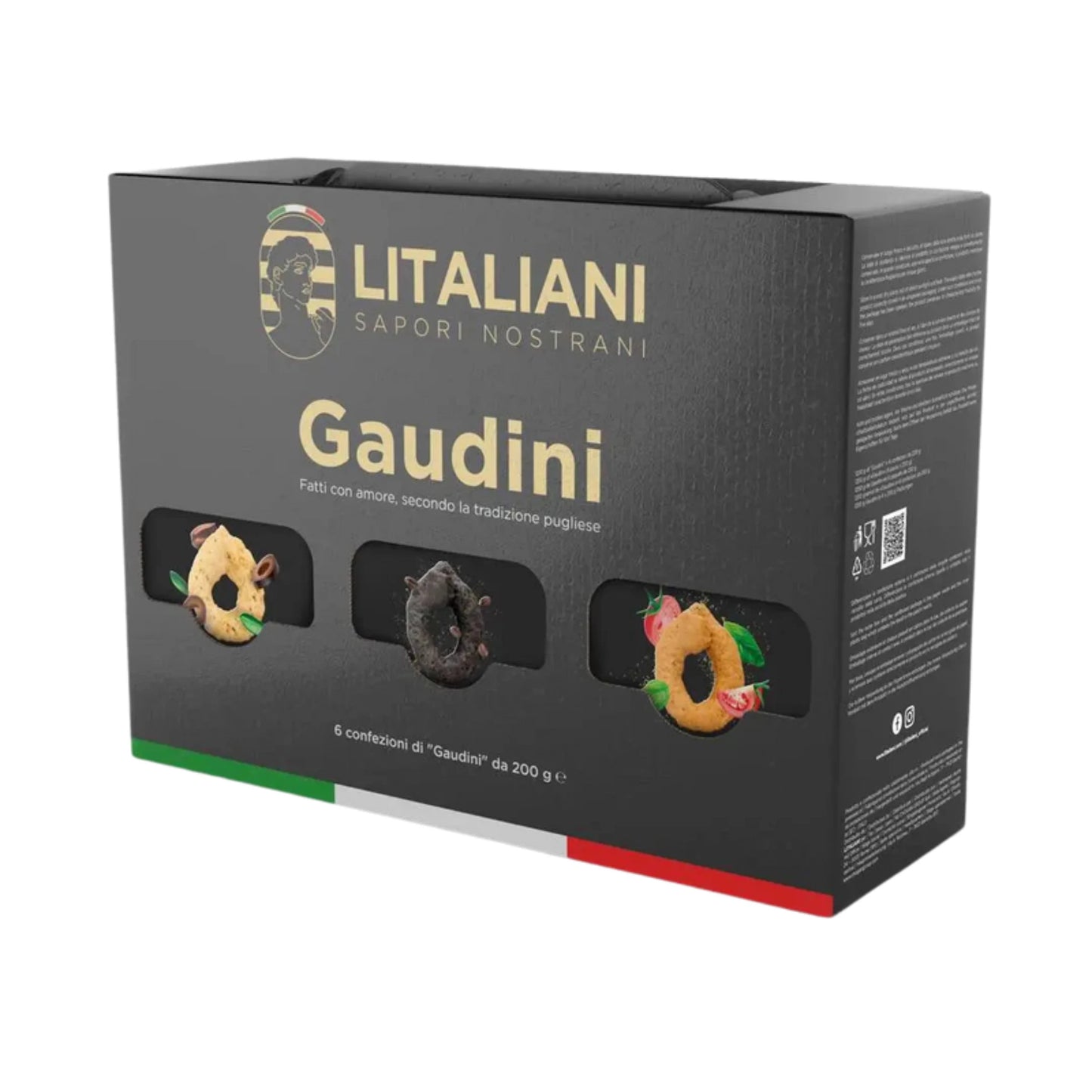 Box Gaudini – paquets de Taralli 1200 g - N° LIT0049 - JosMir Beauty & Luxury