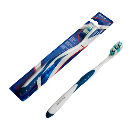 Brosse à dents - Soies Moyennes - BLEU-BLANC - N° SPZ10 - JosMir Beauty & Luxury
