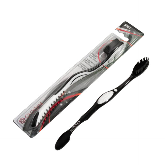 Brosse à dents - Soies souples - BLACK EDITION - N° SPZ19 - JosMir Beauty & Luxury