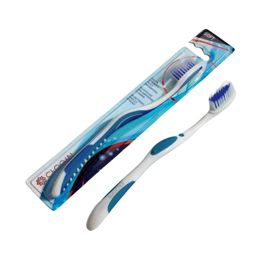 Brosse à dents - Soies souples - BLANC-BLUE - N° SPZ15 - JosMir Beauty & Luxury