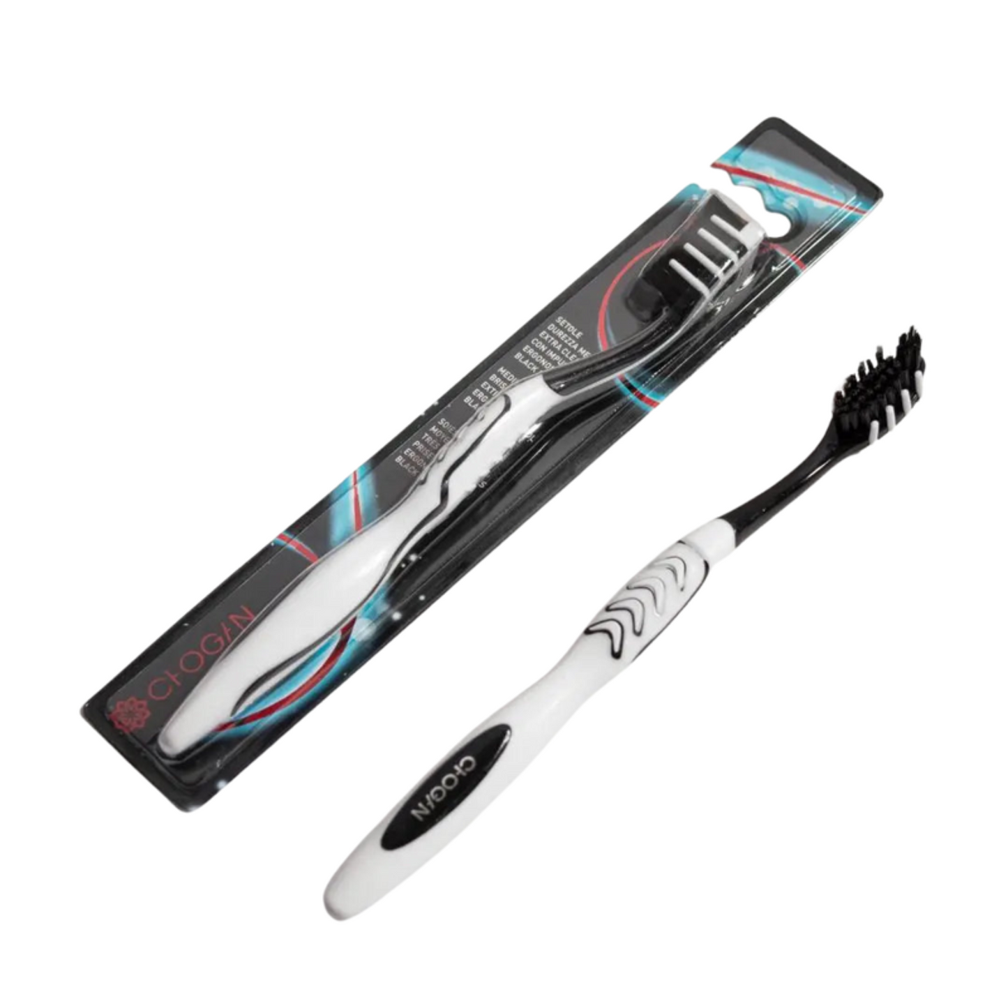 Brosse à dents extra clean - Soies Moyennes  - BLACK EDITION - N° SPZ09 - JosMir Beauty & Luxury