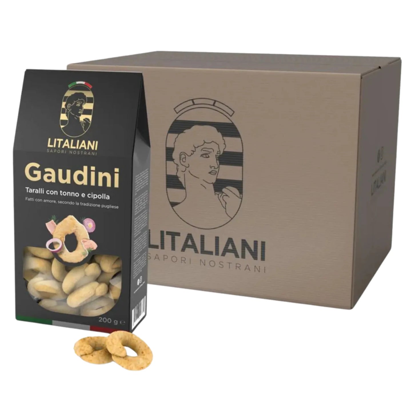 Gaudini - Taralli aux oignons et thon - N° LIT0010 - JosMir Beauty & Luxury