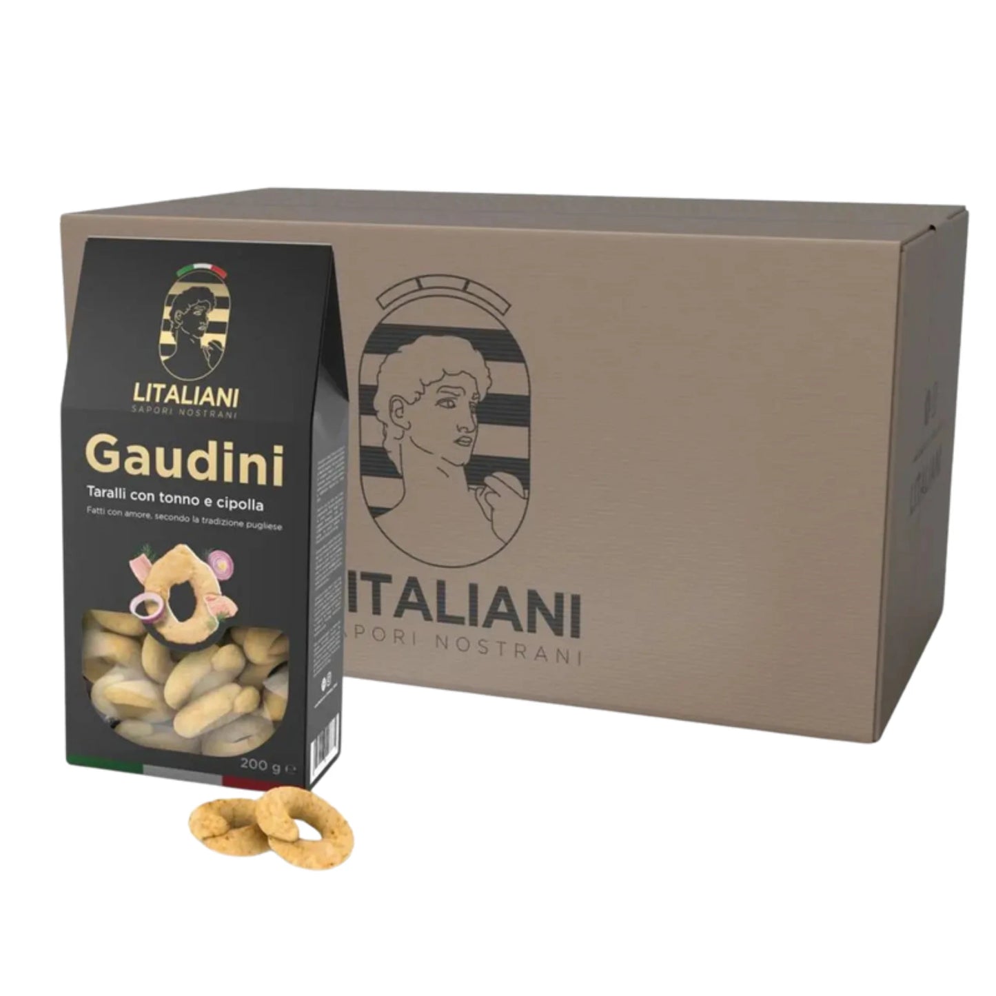 Gaudini - Taralli aux oignons et thon - N° LIT0010 - JosMir Beauty & Luxury