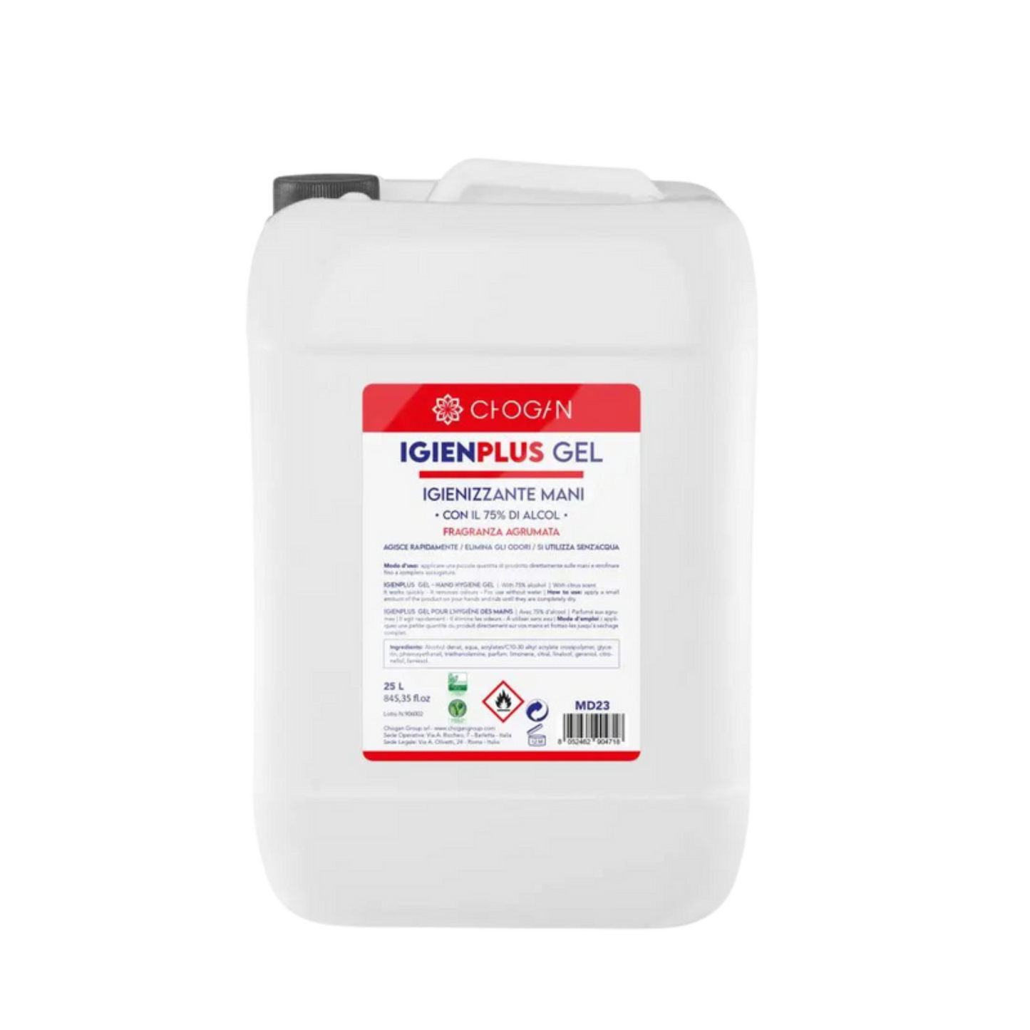 IGIENPLUS gel hydroalcoolique mains - N° MD23 - JosMir Beauty & Luxury
