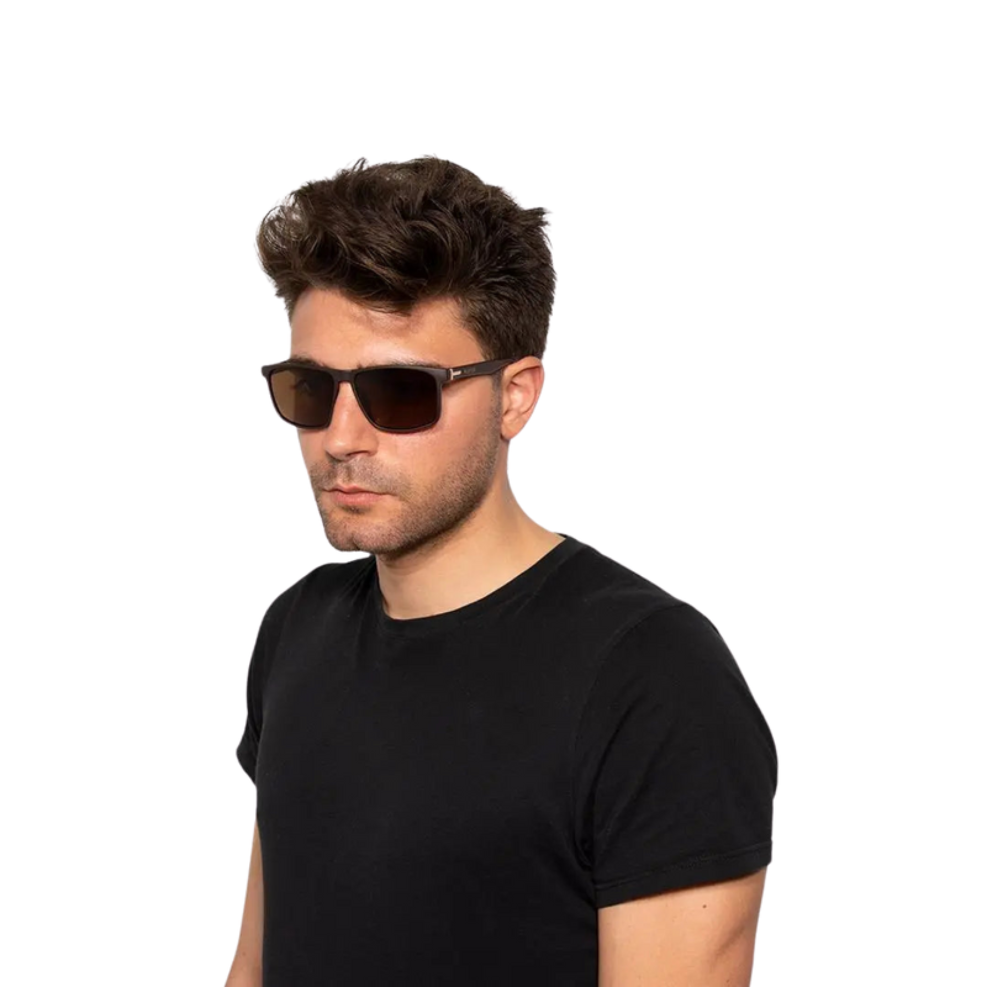 Lunettes de soleil "CLASSIC RULE" - BROWN - N° KL0040 - JosMir Beauty & Luxury