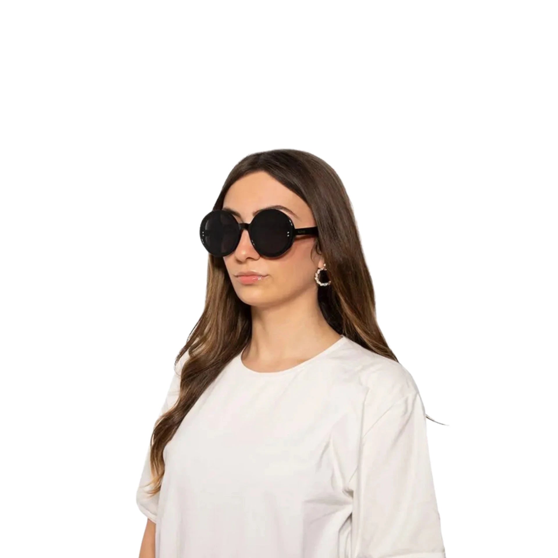 Lunettes de soleil "IRIS" - SHINY BLACK - N° KL0010 - JosMir Beauty & Luxury