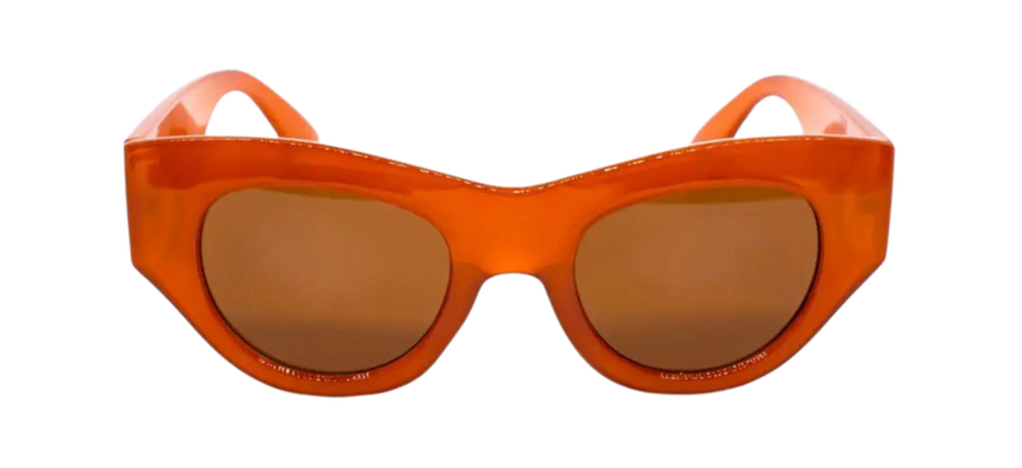Lunettes de soleil "MIRANDA" - SHINY ORANGE - N° KL0068 - JosMir Beauty & Luxury