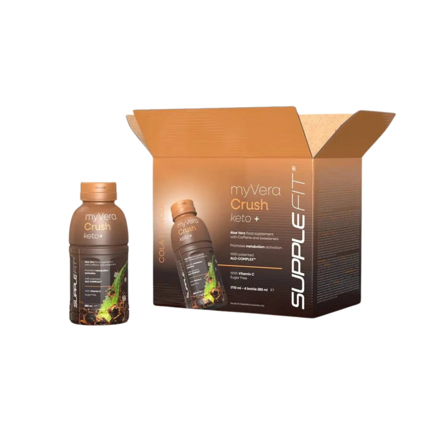 MYVERA CRUSH Keto + | Complément alimentaire avec caféine et édulcorants - N° INTA005 - JosMir Beauty & Luxury