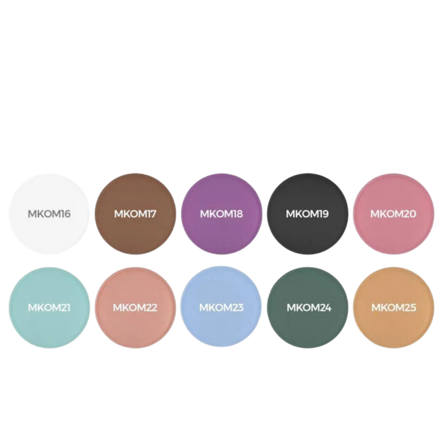 Ombre à paupières matte - CHALK WHITE - N° MKOM16 - JosMir Beauty & Luxury