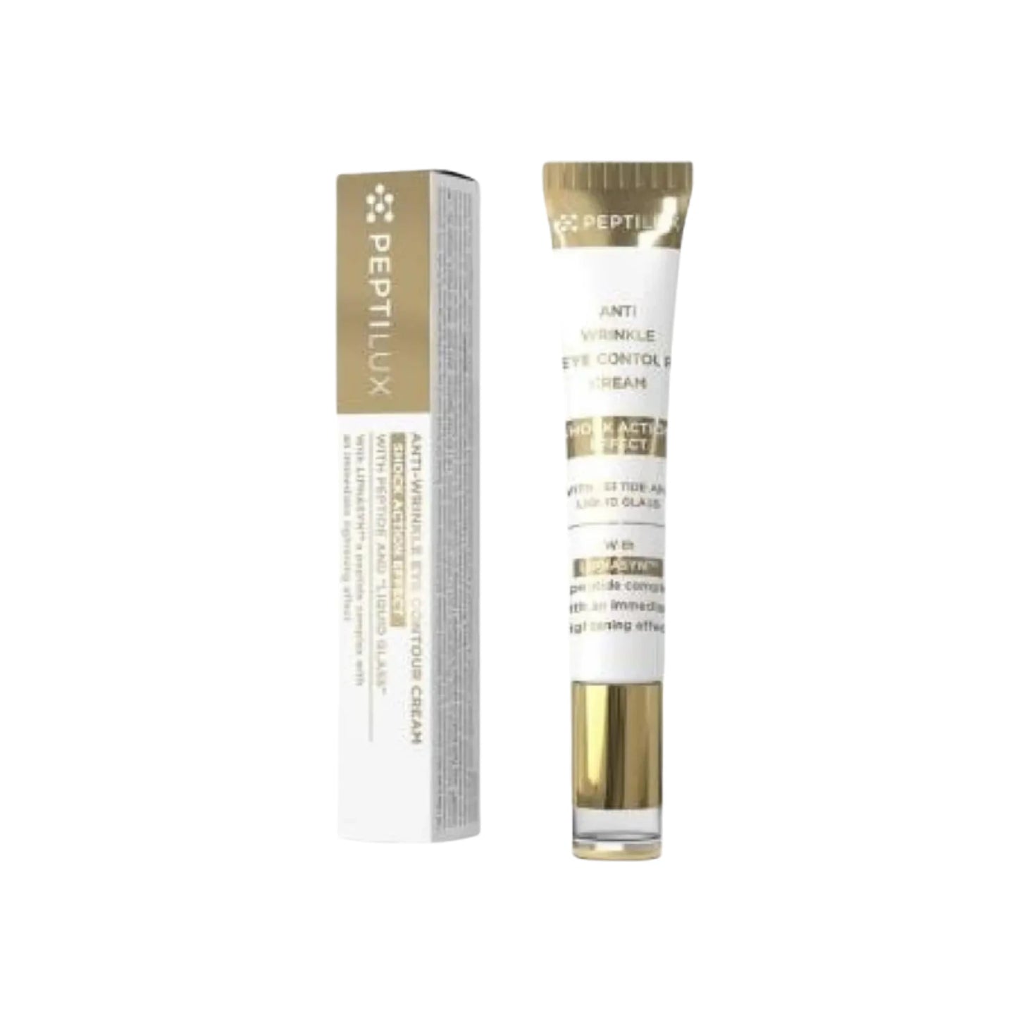 Peptilux - Crème anti-rides pour les yeux à effet « shock action » avec LIPHASYN - N° LUX001 - JosMir Beauty & Luxury