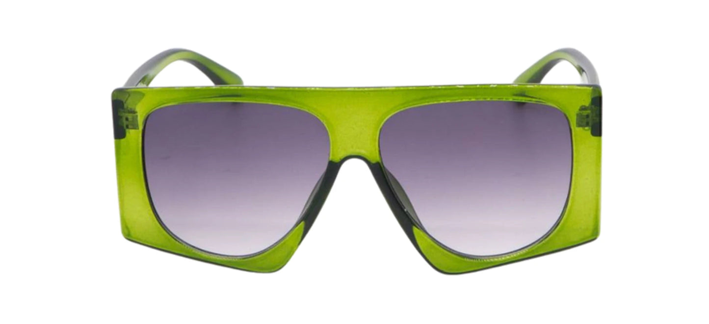 Lunettes de soleil "SQUARE" - GREEN - N° KL0002 - JosMir Beauty & Luxury