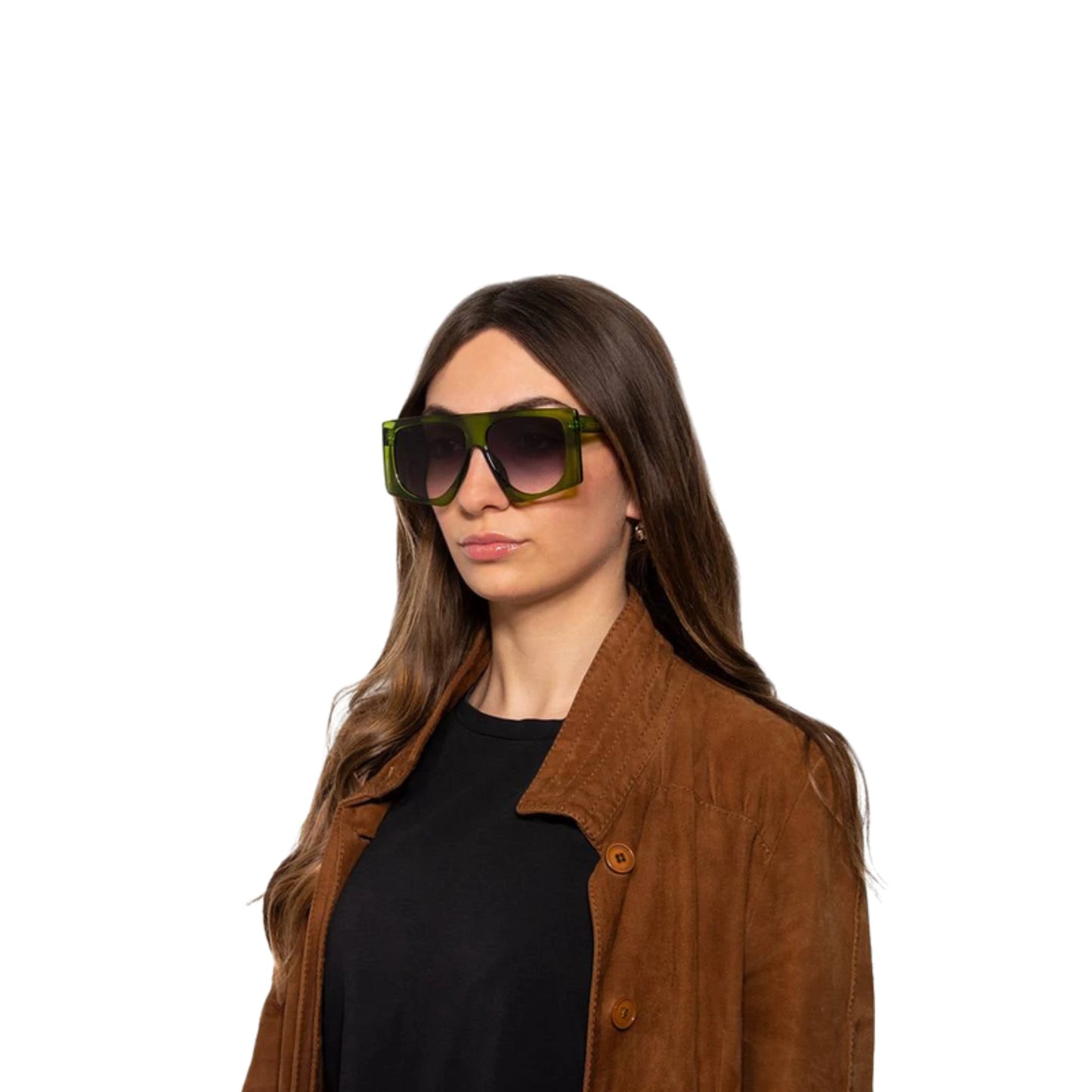 Lunettes de soleil "SQUARE" - GREEN - N° KL0002 - JosMir Beauty & Luxury