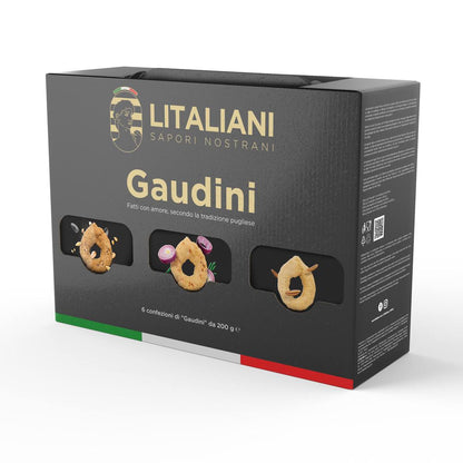 Box Gaudini – paquets de Taralli 1200 g - N° LIT0050