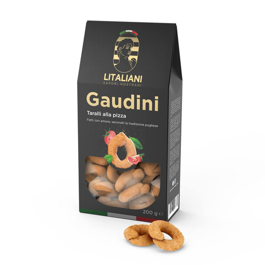 Gaudini - Taralli à la saveur de pizza - N° LIT0006