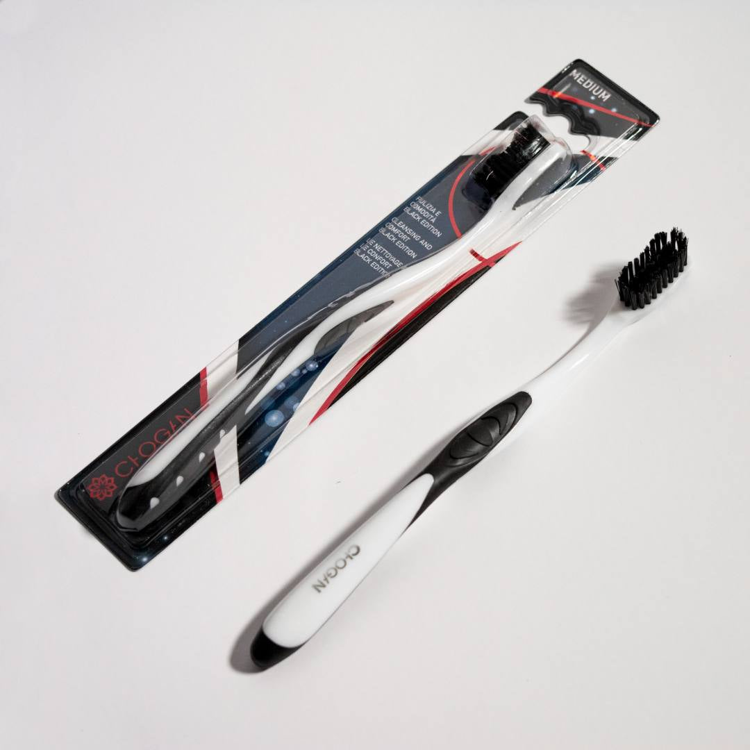 Brosse à dents - Soies Moyennes - BLACK EDITION - N° SPZ14