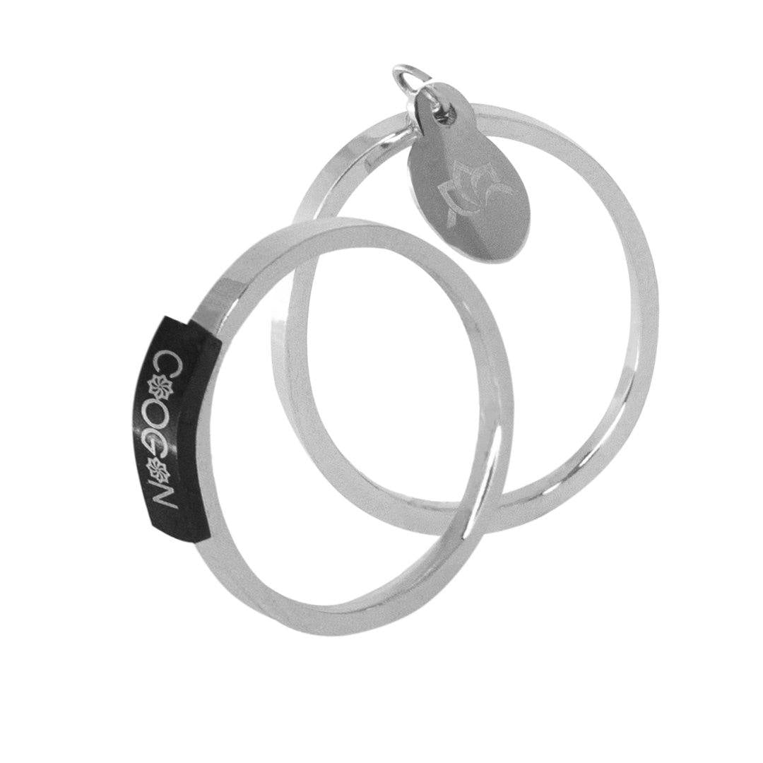 Bague en acier Logo Chogan - N° BIGAM022