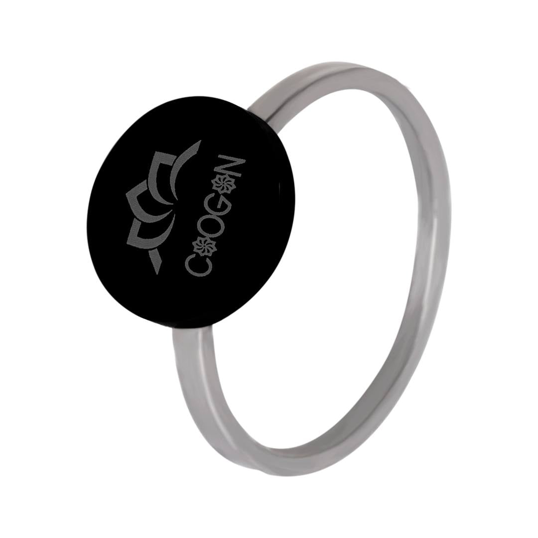 Bague en acier Logo Chogan - N° BIGAM019