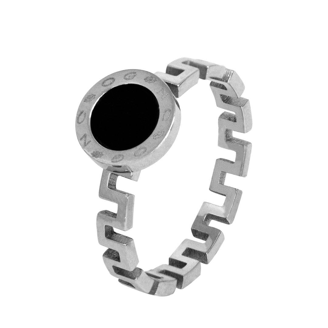 Bague en acier Logo Chogan - N° BIGAM016