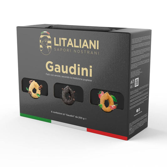 Box Gaudini – paquets de Taralli 1200 g - N° LIT0049