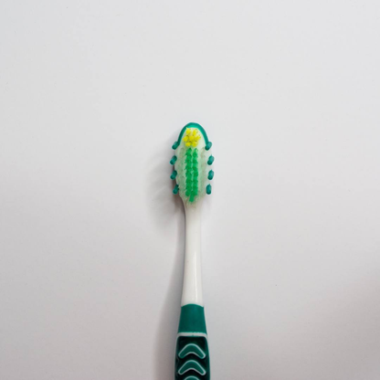 Brosse à dents extra clean - Soies Moyennes  - VERT-BLANC - N° SPZ07