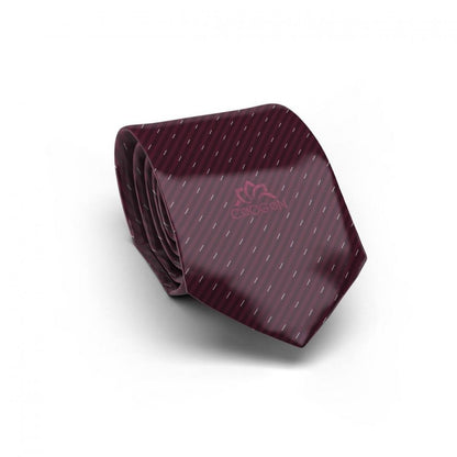 Cravate Luxury Chogan Bordeaux - N° ACC109