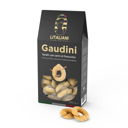 Box Gaudini – paquets de Taralli 1200 g - N° LIT0050