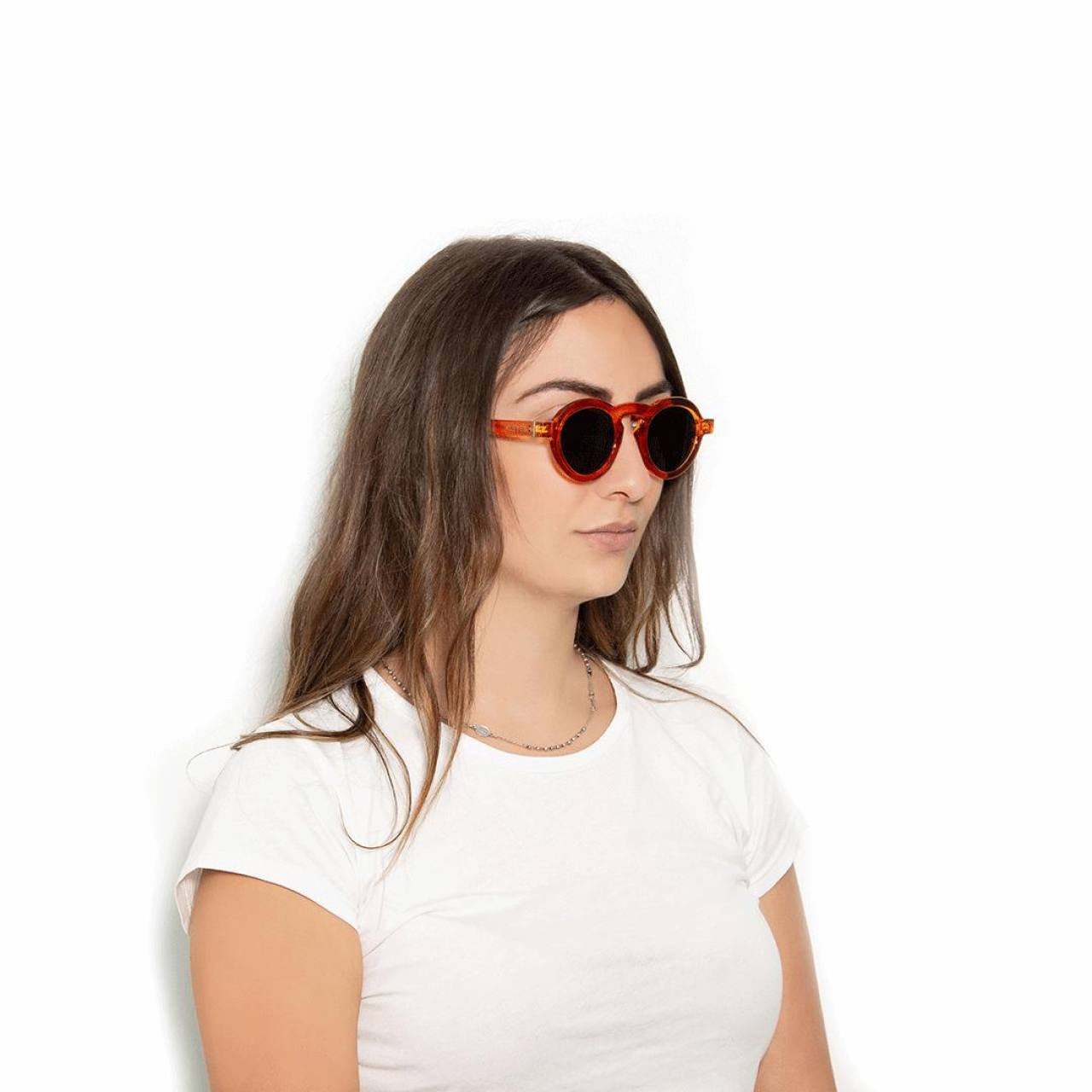 Lunettes de soleil "ANDY" - SHINY ORANGE - N° KL0051