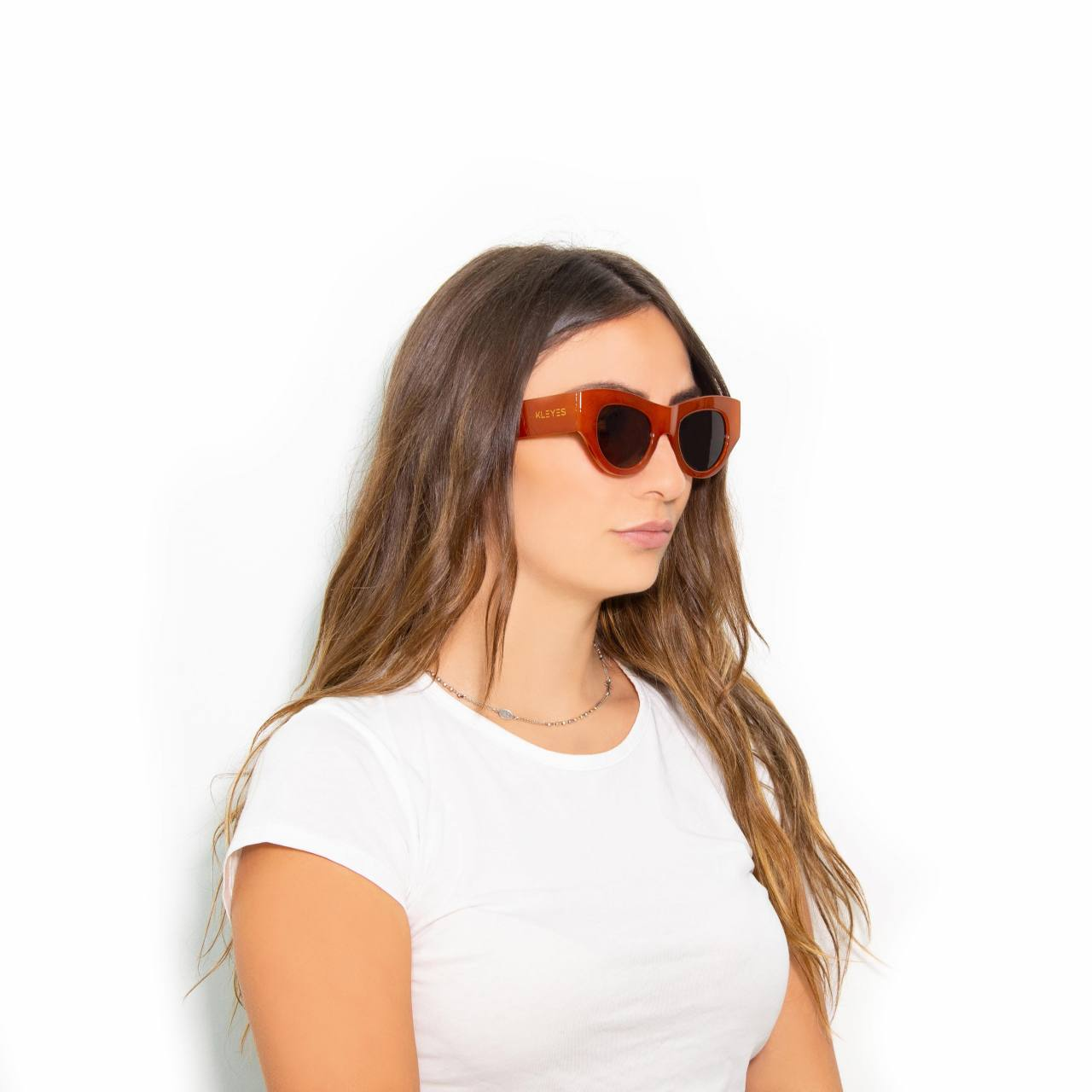 Lunettes de soleil "MIRANDA" - SHINY ORANGE - N° KL0068