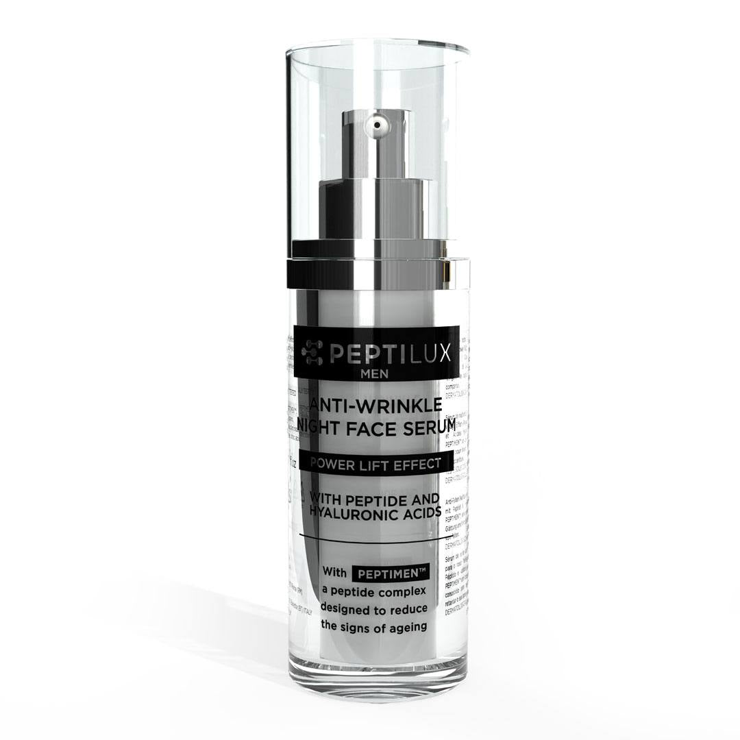 Peptilux Men - Sérum de nuit anti-rides pour le visage "power lift effect" avec PEPTIMEN™ - N° LUX009